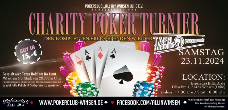 Charity Texas Hold’em Pokerturnier 2024