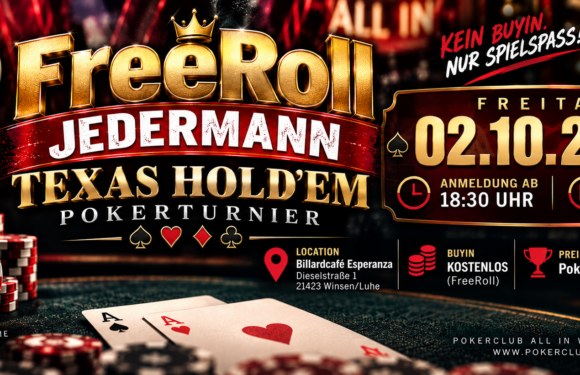 18. Jedermann Texas Hold’em Pokerturnier